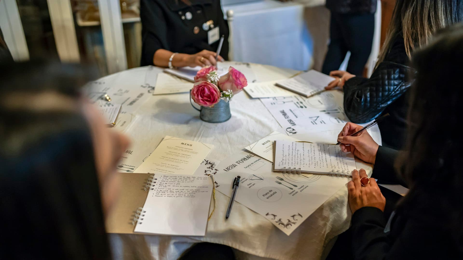 Sponsorship proposal papers laid out on a table